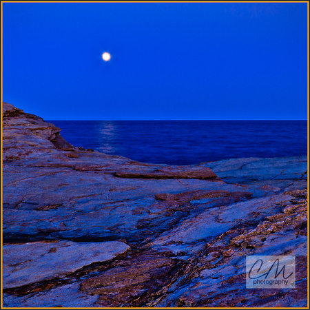 Moon over Beavertail